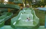 A slide, very fun to fly down at great speed, for lovers of excitement